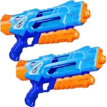 Quanquer Set De 6 Pistolas De Agua Para Niños - Alcance De 7 Metros, Capacidad 150ml - Juguetes De Verano Para Piscina Y Playa - ABS Resistente