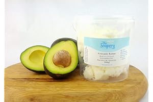 THE SOAPERY Burro di avocado 500g - Ingrediente naturale al 100% per sapone, pelle e capelli