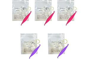 HRASY Lot de 500 élastiques orthodontiques en caoutchouc de 1,9 cm et 0,6 cm, taille moyenne de 99,2 g, pour réparent l'espace des dents, lot de 5 supports élastiques gratuits pour bretelles