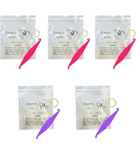 Kieferorthopädische Latex-Gummis 6.5oz, 3/8'' – O-Ringe Für Zahnspangen (Intra/Extraoral)