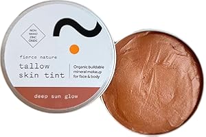 Fierce Nature Tinted Sun Balm Deep Sun Glow Tallow Skin Tint