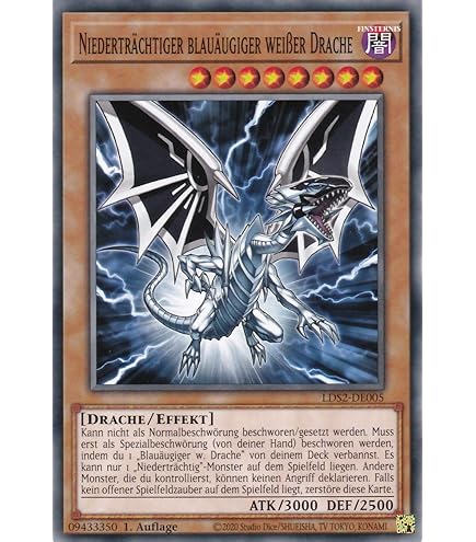 Yu-Gi-Oh! Tiefäugiger Weißer Drache Gold Rare - Deutsch - The Dark Side Of Dimensions