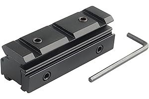 ACEXIER Support de portée Tactique 11mm Queue d'aronde 20mm tisserand Rail convertisseur Adaptateur Support avec clé Allen Fusil à air Carabine Pistolet Vue Pistolet à air