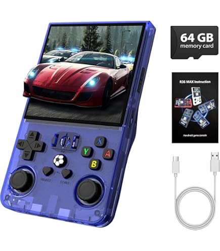 Console portable rétro gaming r36s 30000 jeux neuve pochette offerte