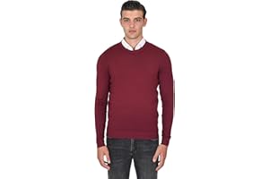Ciabalù Maglione Uomo Lana e Cashmere Invernale Girocollo Pullover Sottogiacca Slim Fit