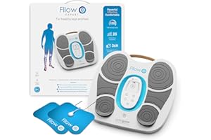 ‎MEDIASHOP Fllow EMS-Tens Fußmassagegerät - Smarte Impulstherapie mit Elektrostimulation zur Durchblutungsförderung - 150 Stufen - kabellos - mit Arthro-Pads