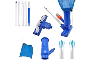 SHENGRUILI Aspirateur Piscine,Outillage Aspirateur Piscine,Auto Aspirateur Piscine,Aspirateur Piscine Hors Sol avec,Aspirateur À Jet De Piscine,Outil de Nettoyage de Piscine