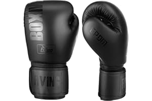 KUANG QUAN Boxhandschuhe für Damen und Herren, Boxing Training Gloves,geeignet für Boxen, Kickboxen, gemischte Kampfsportarten, Thai, MMA, Kampftraining