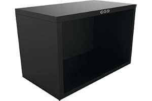 Zomo VS Box 7/100 Ibiza - Caja para 100 discos de vinilo, color negro