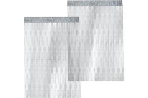 XRPRPX 2 tende a filo color argento, opache, 90 cm x 200 cm, con brillantini, per feste, per sfondo, decorazione di Capodanno