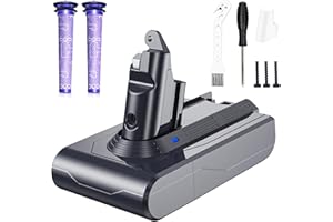 NZBS 6000mAh V6 Ersatzakku für Dyson V6 Akku Kompatibel mit DC62 DC58 DC59 DC61 Animal DC72 DC74 SV03 SV05 SV06 SV07 SV09 Handstaubsauger