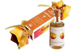 Tom Savano Artisan Cocktails | Passionfruit Martini Christmas Cocktail Cracker | Passionfruit Juice with Creamy Vodka, Vanilla and Lime | Festive Gift Box | Contains 1 x 100ml Mini Bottle