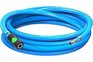 AUPROTEC Tubo ad aria compressa, set di tubi + prevost S1 raccordo di sicurezza (10 m metro, diametro interno 13 mm)