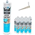 12 x Bond-It Flash-Mate Grey Flashing Silicone Lead Sealant EU3 - seals and repairs lead, leaks and flashing - saves using mortar on lead flashings.