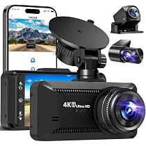Dashcam Oryzom 4K Pro - Double Caméra Avant/arrière, Vision Nocturne, Surveillance Parking - 9