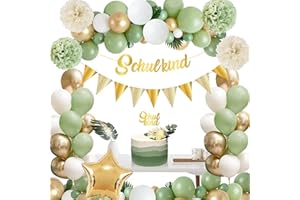 BUY BY BROTHERS School Decoration Unisex, Decoration Set First Day of School, Balloon Garland, Cake Topper, Banner, Decoration Set First Day of School, Decoration Boy, Decoration Girl