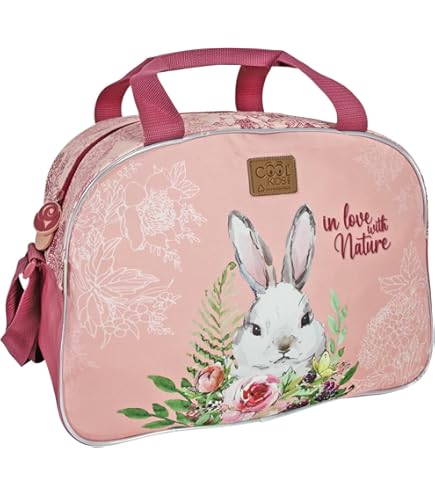 PERLETTI Frozen 2 Sac De Sport Fille à Bandoulière - Anna Elsa Olaf 35x22.5x15cm