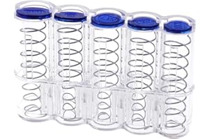 PAGAMADU Porte-monnaie avec trieur de 5 pièces 1 noir et 1 transparent Porte-monnaie de tri Convient pour Serveurs, Taxis, Vendeurs de rue, Livreurs. (Portamonedas transparente)