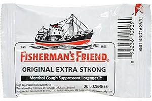 Fisherman's Friend Losanghe originale Extra Strong 20 ciascuno (confezione da 12)