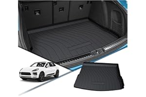 RUIYA Kompatibel für Porsche Macan Kofferraumwanne Porsche Macan Zubehör Allwetterschutz Kofferraummatten Wasserdicht Antirutsch für Porsche Macan 2015-2023 Kofferraummatte