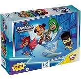 CA Games PJMasks : Pijamaskeliler Lisanslı 100 Par&ccedil;a 34x24cm &Ccedil;ocuk Puzzle Yapboz Serisi