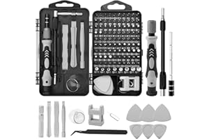 ZMDMAH Zestaw wkrętaków precyzyjnych 115 w 1, precyzyjne narzędzia z 98 bitami, do komputera, laptopa, PS5, iPhone'a, tabletu, Xbox, zabawek, zegarków, aparatów fotograficznych