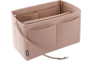 NEPAK Felt Handbag Organizer Bag in Bag for Women with Zip Bag