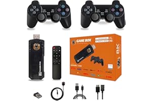 Frikink - Consola Retro, Videojuegos Retro, Game Stick, Videoconsola, Consola Inalambrica, +12.000 Juegos, +12 Emuladores, 64 GB, Conexión HDMI, Guardado Partida