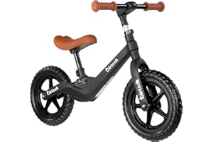 Birtech Kids Balance Bike, 12 Inch Nylon Frame, Adjustable Seat, EVA Tires for Toddlers Aged 2-5 Years