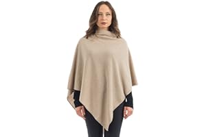 DALLE PIANE CASHMERE - Poncho in Misto Cashmere - Made in Italy - Donna