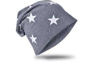 Miobo Jersey Slouch Beanie Cappello Lungo Unisex Stella Cotone Bambino Bambini Donna Uomo