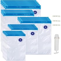 20 Sacs De Conservation Sous Vide Annalocker - 21x22cm Réutilisables Pour Aliments - Idéal Camping Et Cuisine