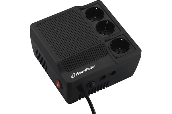PowerWalker AVR 600 VoltageRegulator 600VA 600VA/360W, UPS1100 (600VA/360W Régulateur de tension automatique)