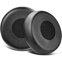 Mousse & Coussinets Pour Jabra Evolve2 75 PC Wireless - Oreillettes Cuir Protéiné - Remplacement Confort Et Isolation Phonique