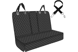 CHINGCOO Protection Siège Voiture Chien, Housse de protection pour siège arrière de voiture, Couverture pour Chien siège arrière de voitures avec ceinture de sécurité pour toutes les Voitures, Monospaces, SUV