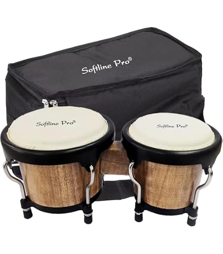 Pearl ボンゴ 　Professional Percussion Pearl Primero Series Wood Bongos with Stand (PFBS102) : Amazon.in