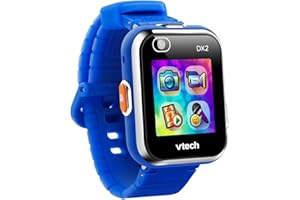 VTech Kidizoom Smart Watch DX2, Blue Watch for Kids with Games, Camera for Photos & Videos, Colour Screen, Photo Effects & More, for Infants aged 4, 5, 6, 7 + years , 1.5 x 4.6 x 22.4 cm