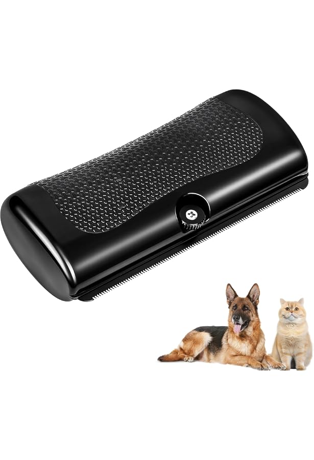 Groomify Haarbürste Für Hunde & Katzen – Unterwolle Entfernen, Mit Komfortgriff & Reinigungsfunktion