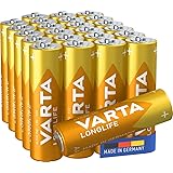 VARTA Longlife AA (LR6) bär ett alkaliskt batteri i 24-pack