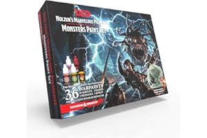 The Army Painter | Dungeons and Dragons Nolzur’s Marvelous Pigments Monsters Paint Set | 36 colori acrilici per pittura di modelli in miniatura per giochi di ruolo e da tavolo