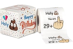 ‎WENMTHG Originelle Lustiges klopapier zum 30. Geburtstag - 29 + 1 - Geburtstag für Frauen & Männer - Dekoration 30. Geburtstag mit Verpackung - Scherzartikel - 1 Rolle mit je 250 Blatt weich 3lagig