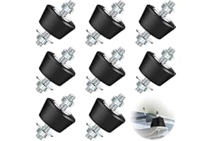 YOUNGSAY 8 Pezzi Gommini Antivibranti Condizionatore, Universale Gommini Antivibranti M8, Anti Scivolo Antivibranti in Gomma M8 per Impianti di Climatizzazione e Motori (40 x 30mm)