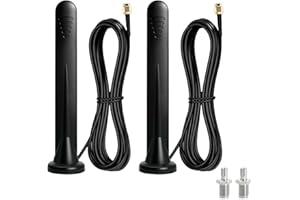 ARCELI 5G LTE Antenne Signalverstärker Omnidirektionale Netzwerkantenne SMA TS9 Stecker Magnetfuß Antenne für 3G/4G/5G/GSM/GPRS