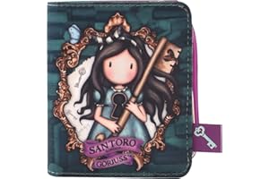 SANTORO 1030gj03 - Portafoglio Gorjuss Curiosità Unisex - Bambini, Blue,