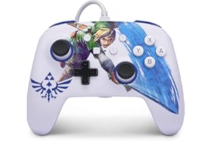 Ulepszony kontroler przewodowy PowerA do konsoli Nintendo Switch - Master Sword Attack