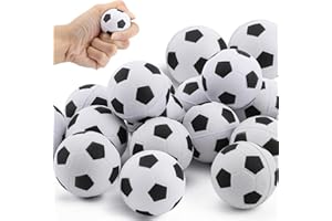 YAOSHENGUP 16Pcs Mini Table Soccer Replacement Balls, Mini Foosball, Table Soccer Foosballs Game Replacements 40mm, Football Gifts for Boys, Christmas Birthday Party Toys for Kids and Adults