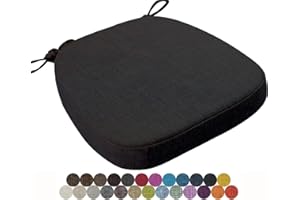 SEOKOR Chair Cushion Kitchen, Memory Foam Chair Pads, 40x38/43x40/43x42cm with Ties Non-Slip Chair Pads，Outdoor Indoor Seat Cushion for Dining Office Garden Chair(Color15,40x38x3cm)