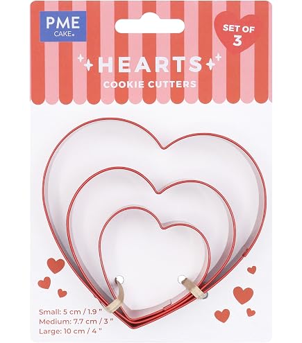 Tagliabiscotti Kaiser A Forma Di Cuore – Stampo In Acciaio Inox Per Biscotti Di Natale, Circa 8 Cm