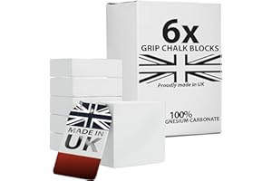 SENSHI JAPAN Senshi Grip Chalk Block, Magnesium Carbonate Sports Hand Chalk For Gymnastics, Rock Climbing, Power Lifting, Weight Lifting & More, Long Lasting Grip, Made In UK