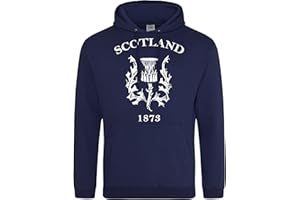 PURPLE PRINT HOUSE Scotland 1873 Rugby Hoodie, Scotland Birthday Gifts for Scottish Rugby Fan, Thistle Tournament Outfit Gift Idea, Nations Hoody for Men Women and Kids